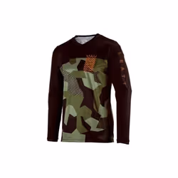 Maillot manches longues Leatt Gravity 3.0 - Vert - Homme - Camo - 2XL