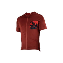 Maillot de Trail Leatt 3.0 - Rouge Lava - Homme - Taille S