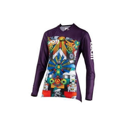 Maillot VTT femme Leatt Gravity 4.0 manches longues - violet - taille M