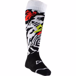 Leatt Zebra Chaussettes de motocross, multicolore, taille S M pour Hommes