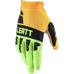 Leatt 2.5 X-Flow Contrast Gants de motocross, noir-vert-jaune, taille M pour Hommes