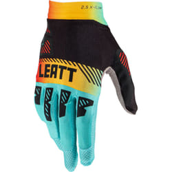 Leatt 2.5 X-Flow Contrast Gants de motocross, noir-bleu-jaune, taille 2XL pour Hommes
