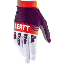 Leatt 2.5 X-Flow Contrast Gants de motocross, blanc-pourpre, taille 2XL pour Hommes