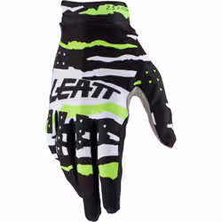 Leatt 2.5 X-Flow Tiger Gants de motocross, noir-blanc-jaune, taille 2XL pour Hommes - Vue supplémentaire 2