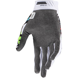 Leatt 1.5 GripR Zebra Gants de motocross, noir-blanc-rouge-bleu, taille S pour Hommes