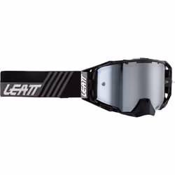 Leatt Velocity 6.5 Stealth Iriz Lunettes de motocross, noir-gris pour Hommes