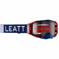 Leatt Velocity 6.5 Light Lunettes de motocross, rouge-bleu pour Hommes