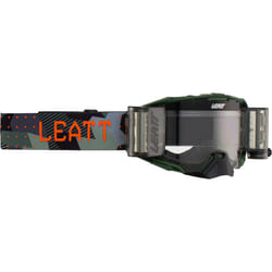 Leatt Velocity 6.5 Camo Roll-Off Lunettes de motocross, noir-vert pour Hommes