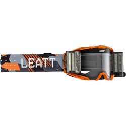 Leatt Velocity 6.5 Camo Roll-Off Lunettes de motocross, noir-orange pour Hommes