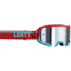Leatt Velocity 4.5 Iriz CT Lunettes de motocross, rouge-bleu pour Hommes