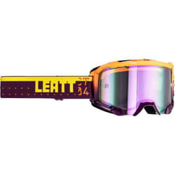 Leatt Velocity 4.5 Iriz CT Lunettes de motocross, pourpre-jaune pour Hommes