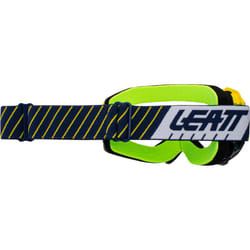 Leatt Velocity 4.5 Iriz Stripes Lunettes de motocross, noir-jaune pour Hommes