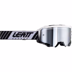 Leatt Velocity 4.5 Iriz Stripes Lunettes de motocross, noir-blanc pour Hommes