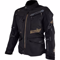Leatt ADV Multitour 7.5 veste textile imperméable, noir-gris, taille 2XL pour Hommes