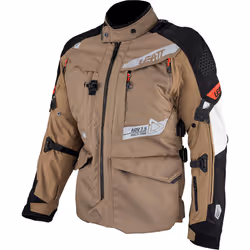 Leatt ADV Multitour 7.5 veste textile imperméable, noir-brun, taille L pour Hommes