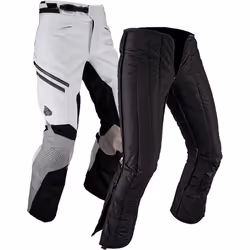 Leatt ADV DriTour 7.5 imperméable Moto Textile Pantalon, gris, taille L pour Hommes