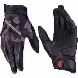 Leatt ADV HydraDri 7.5 Steel Short gants de moto imperméables, taille S pour Hommes