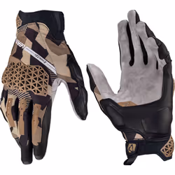 Leatt ADV X-Flow 7.5 Camo Short Gants de moto, noir-brun, taille XL pour Hommes
