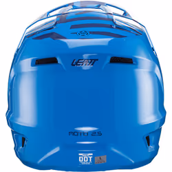 Leatt 2.5 V24 Cyan Casque de motocross, blanc-turquoise-bleu, taille L pour Hommes