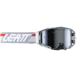 Leatt Velocity 6.5 Iriz 2024 Lunettes de motocross, gris-rouge pour Hommes