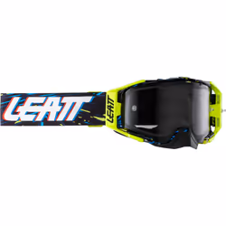 Leatt Velocity 6.5 Lime 2024 Lunettes de motocross, noir-multicolore pour Hommes