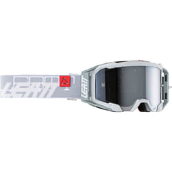 Leatt Velocity 5.5 Iriz Logo 2024 Lunettes de motocross, gris-rouge pour Hommes