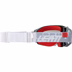 Leatt Velocity 5.5 Iriz Logo 2024 Lunettes de motocross, gris-rouge pour Hommes