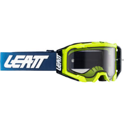 Leatt Velocity 5.5 Classic 2024 Lunettes de motocross, blanc-bleu-jaune-multicolore pour Hommes