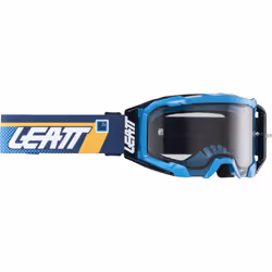 Leatt Velocity 5.5 Dots 2024 Lunettes de motocross, bleu-orange pour Hommes