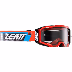 Leatt Velocity 5.5 Dots 2024 Lunettes de motocross, rouge-bleu pour Hommes
