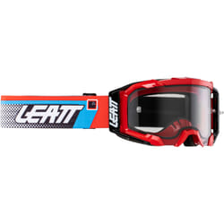 Leatt Velocity 5.5 Dots 2024 Lunettes de motocross, rouge-bleu pour Hommes