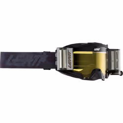 Leatt Velocity 5.5 Stealth Roll-Off 2024 Lunettes de motocross, jaune pour Hommes