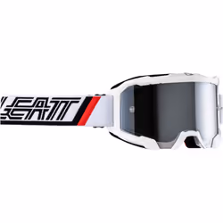 Leatt Velocity 4.5 Iriz Stripes 2024 Lunettes de motocross, noir-blanc pour Hommes