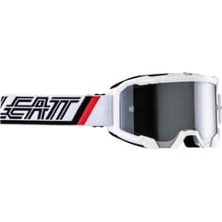 Leatt Velocity 4.5 Iriz Stripes 2024 Lunettes de motocross, noir-blanc pour Hommes
