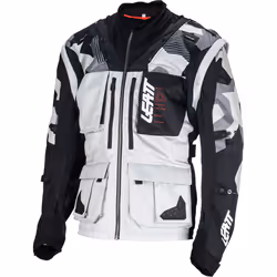 Leatt 5.5 Enduro Forge 2024 Veste de motocross, noir-gris-blanc, taille S pour Hommes