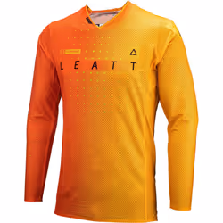Leatt 5.5 Ultraweld Citrus 2024 Maillot de motocross, noir-orange, taille M pour Hommes
