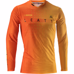 Leatt 5.5 Ultraweld Citrus 2024 Maillot de motocross, noir-orange, taille M pour Hommes