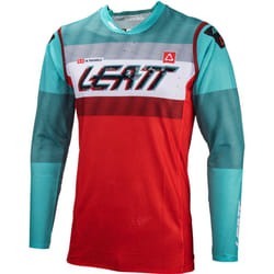 Leatt 5.5 Ultraweld 2024 Maillot de motocross, rouge-vert-bleu, taille S pour Hommes