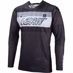 Leatt 5.5 Ultraweld 2024 Maillot de motocross, noir-gris-blanc, taille XL pour Hommes