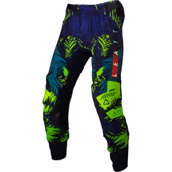 Leatt 5.5 I.K.S Jungle 2024 Pantalon de motocross, noir-vert-bleu, taille M pour Hommes