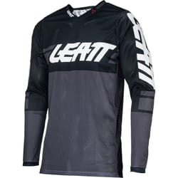Leatt 4.5 X-Flow 2024 Maillot de motocross, noir-gris, taille S pour Hommes