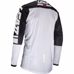 Leatt 4.5 X-Flow 2024 Maillot de motocross, noir-blanc, taille 2XL pour Hommes