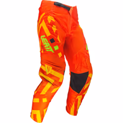 Leatt 3.5 Ride Pattern 2024 Ensemble maillot et pantalon de motocross, orange, taille L pour Hommes