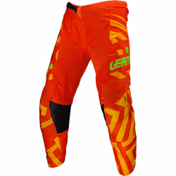 Leatt 3.5 Ride Pattern 2024 Ensemble maillot et pantalon de motocross, orange, taille L pour Hommes