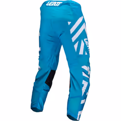 Leatt 3.5 Ride Pattern 2024 Ensemble maillot et pantalon de motocross, blanc-bleu, taille S pour Hommes