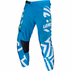 Leatt 3.5 Ride Pattern 2024 Ensemble maillot et pantalon de motocross, blanc-bleu, taille L pour Hommes - Vue supplémentaire 4