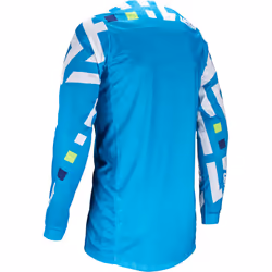 Leatt 3.5 Ride Pattern 2024 Ensemble maillot et pantalon de motocross, blanc-bleu, taille L pour Hommes - Vue supplémentaire 6