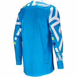 Leatt 3.5 Ride Pattern 2024 Ensemble maillot et pantalon de motocross, blanc-bleu, taille L pour Hommes - Vue supplémentaire 8
