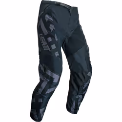 Leatt 3.5 Ride Pattern 2024 Ensemble maillot et pantalon de motocross, noir-gris, taille L pour Hommes