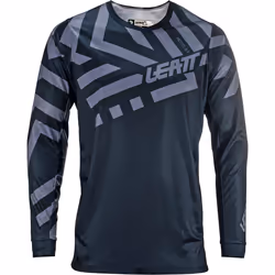 Leatt 3.5 Ride Stealth 2024 Ensemble maillot et pantalon de motocross pour enfants, noir-gris, taille S